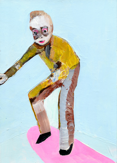 observismus, observism, heiko hoefer, Biometric sensor, acrylic on paper, 2018