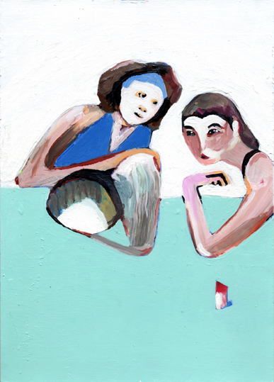 heiko höfer, Entanglement, acrylic on paper, 2018
