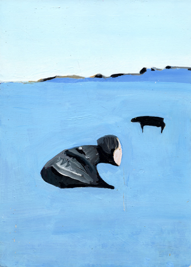 heiko hoefer, Masterpiece, acrylic on paper, 2018