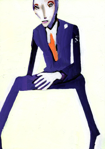 heiko höfer, Cultural exorcist, acrylic on paper, 2019