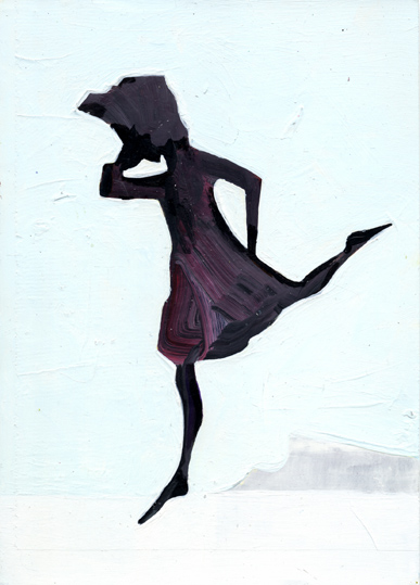 heiko höfer, Given to fly, acrylic on paper, 2019