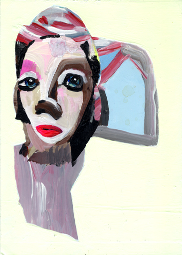 heiko höfer, Piece of heaven, acrylic on paper, 2020