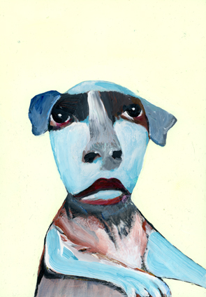 heiko hoefer, Breath in-breath out, acrylic on paper, © 2021