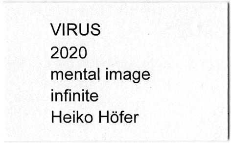 heiko höfer, virus, mental image, 2020