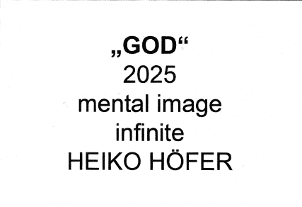heiko höfer, god, mental image, infinite